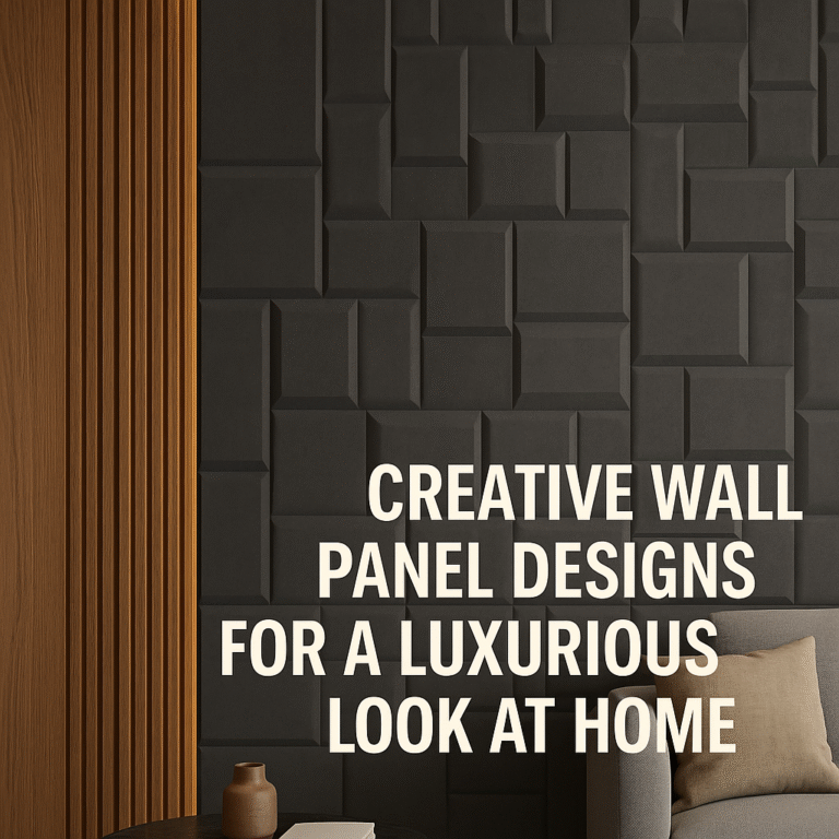 Creative Wall Panel Designs for a Luxurious Look at Home
