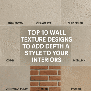Top 10 Wall Texture Designs to Add Depth and Style to Your Interiors